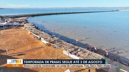 Praias de Luzimagues e Porto Nacional seguem com programações musicais até 3 de agosto