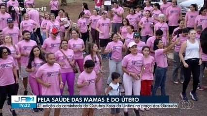 4ª Caminhada do Outurbo Rosa da Unitins é realizada em Palmas