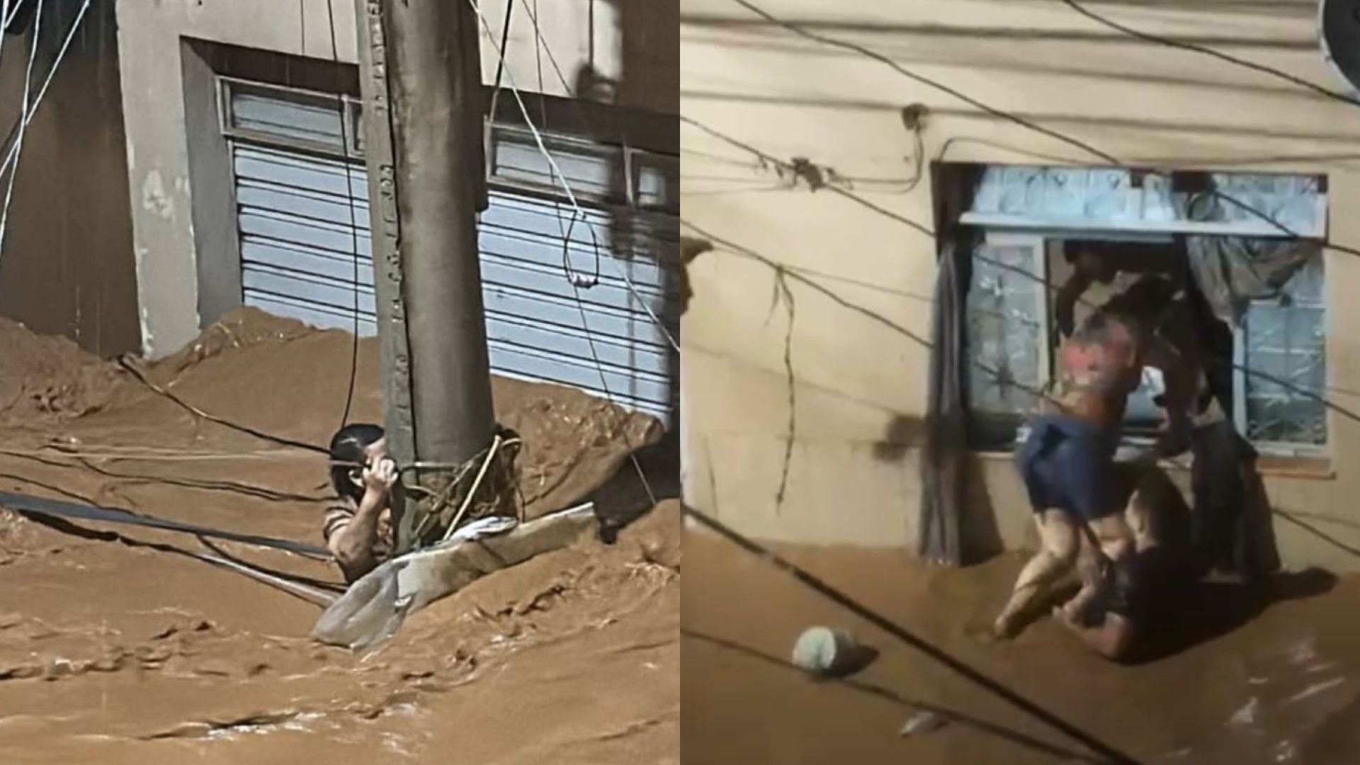 Vizinho que salvou mulher agarrada a poste durante enxurrada em Ubá lembra de promessa: 'Essa vida eu vou salvar'