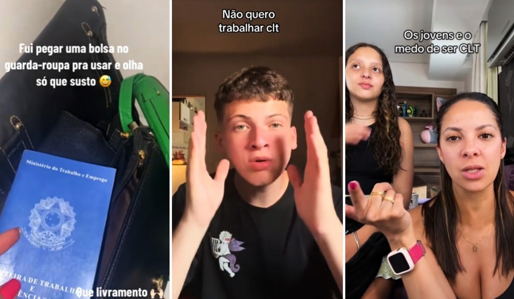 O que está por trás da rejeição dos jovens à CLT — Foto: TikTok/Reprodução