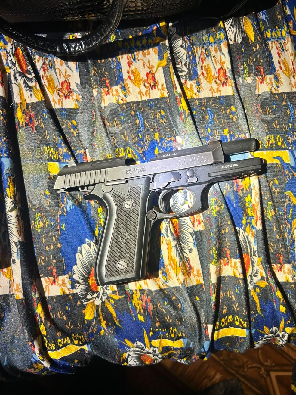 Arma apreendida — Foto: Polícia Civil de Rondônia