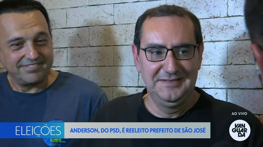 Anderson (PSD) comemora reeleição em São José dos Campos e fala em prioridade à educação