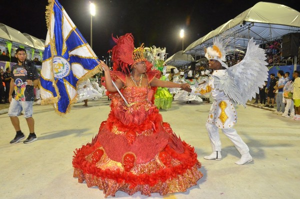 Escola de samba ‘Marambaia’, campeã do Carnaval 2024 em São Luís.  — Foto: Divulgação/Prefeitura de São Luís