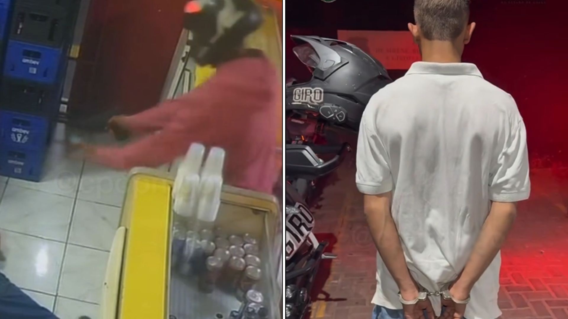 Suspeito de atirar em dono de bar é preso em Goiânia; vídeo mostra crime