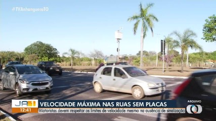 Entenda regras relacionadas ao limite de velocidade das ruas de Palmas