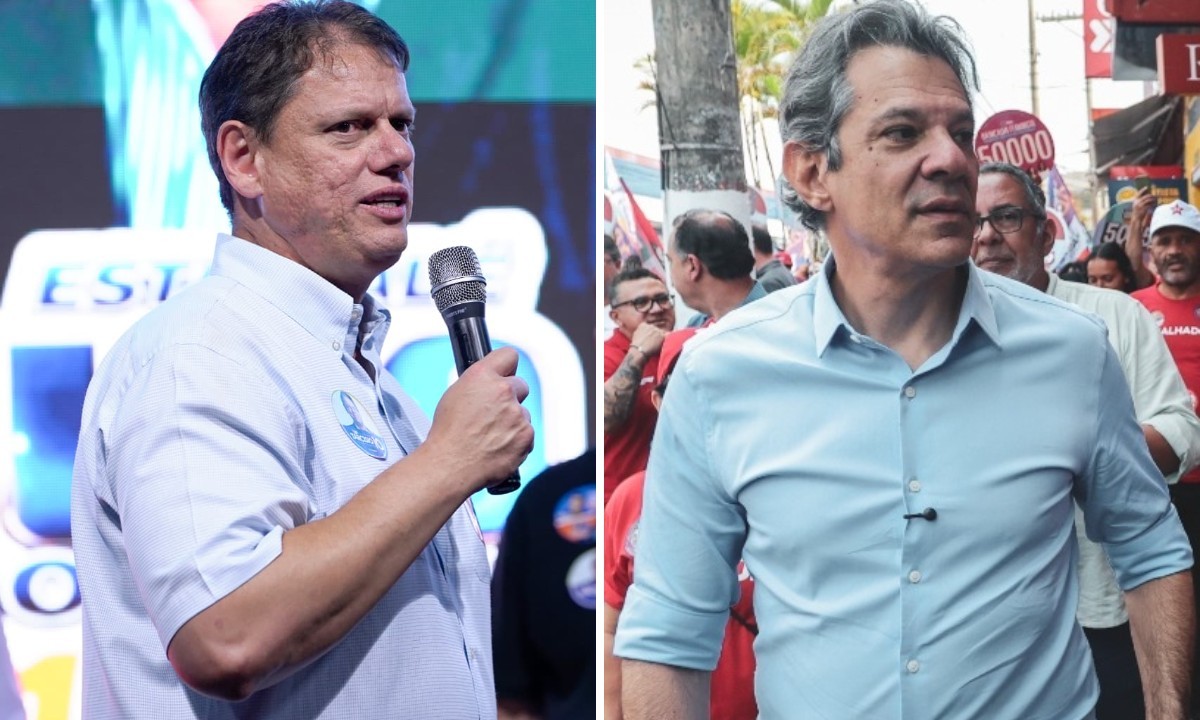 Quaest em SP: Tarcísio, 40%; Haddad, 27%