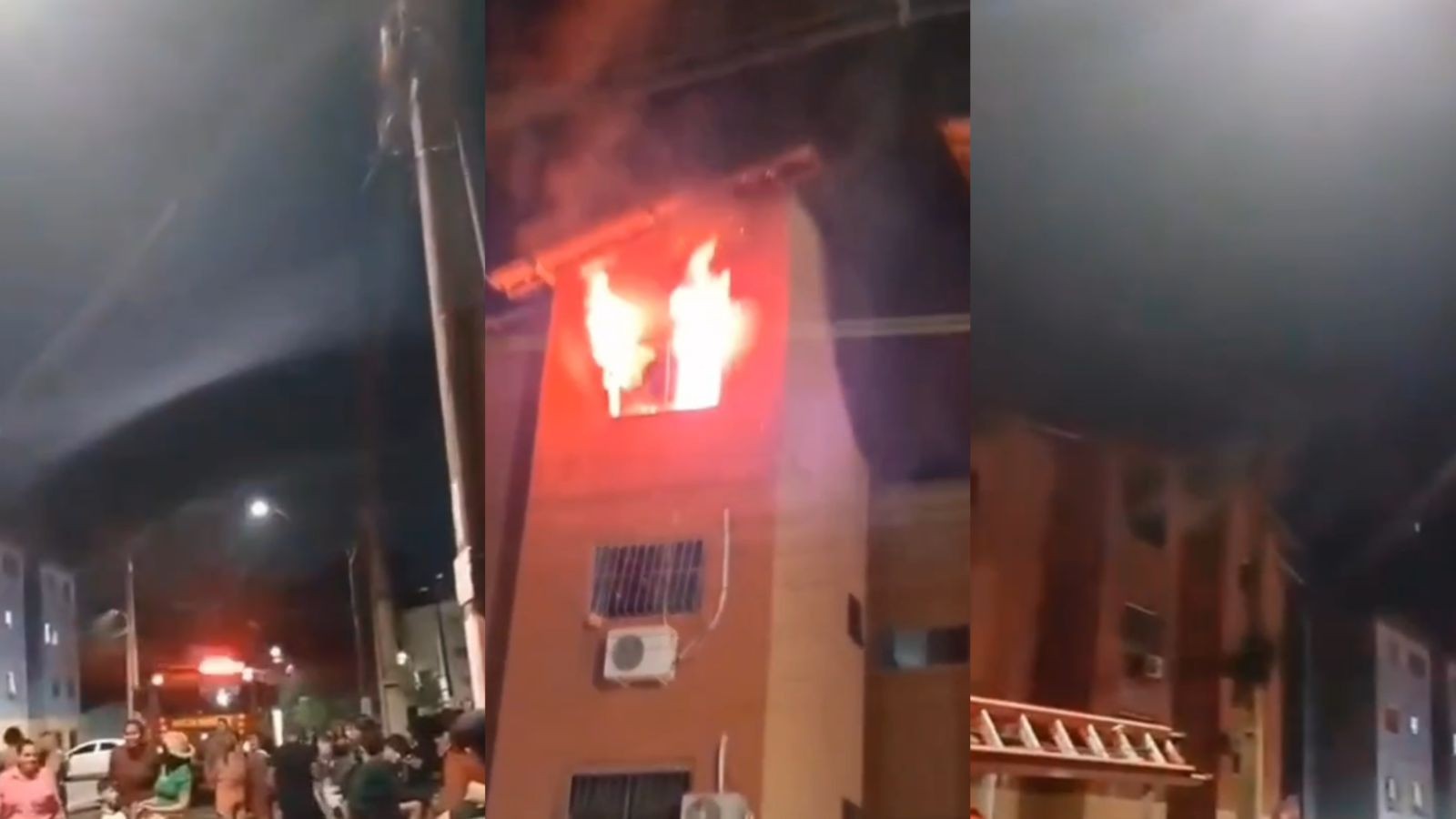 Incêndio atinge apartamento em residencial no bairro do Tenoné, em Belém