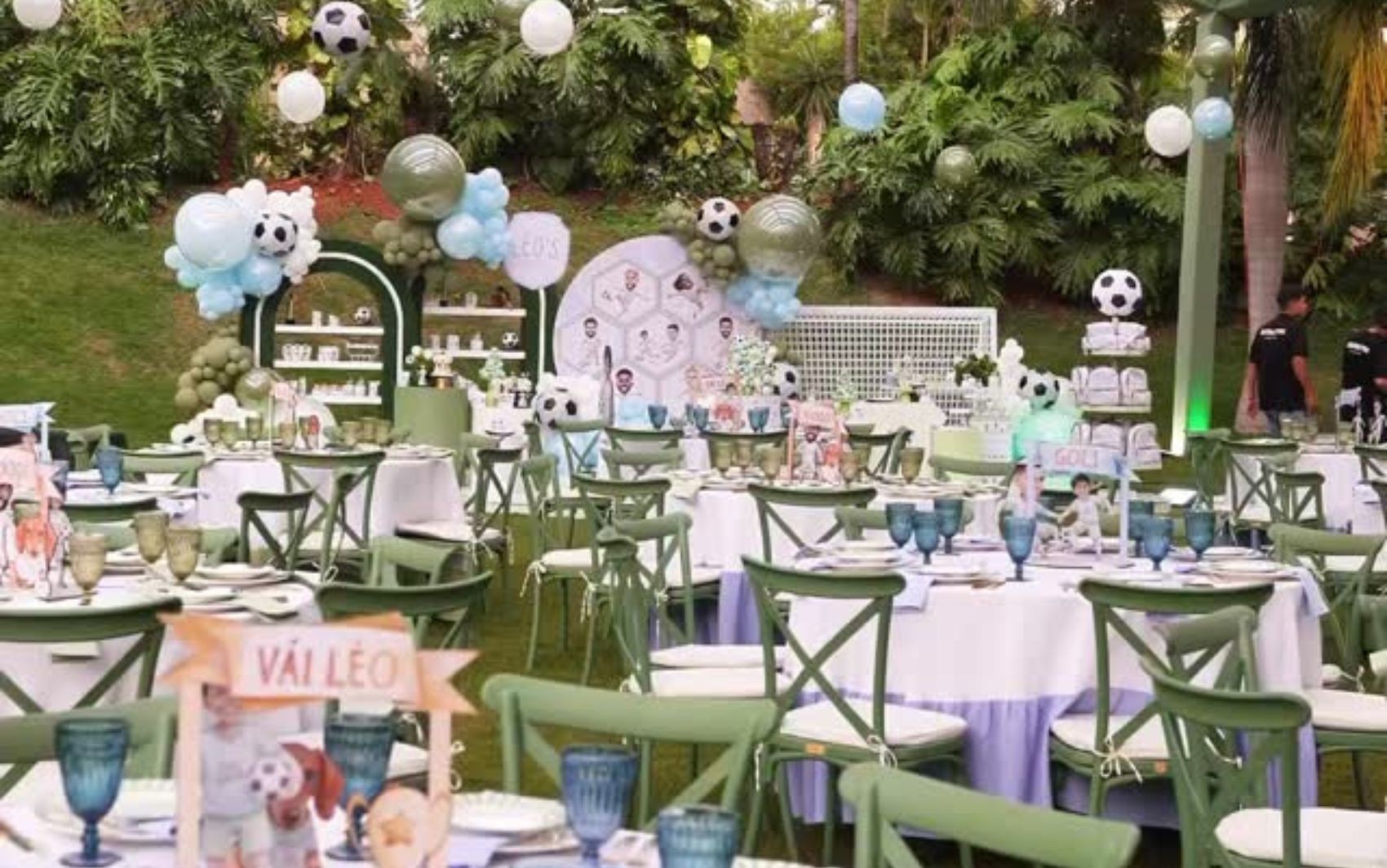 Decoração da festa de Léo — Foto: Reprodução/Instagram de MariMari Festas