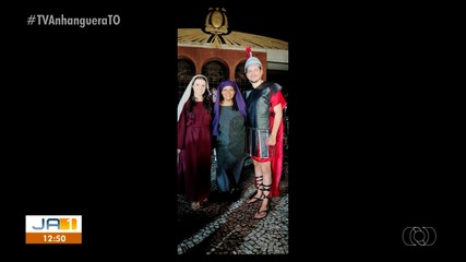 Telespectadores mostram a encenações da Via Sacra em todo o Tocantins