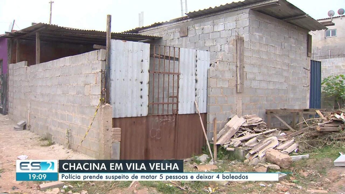 Suspeito De Matar Cinco Pessoas Em Chacina é Preso Em Vila Velha Es