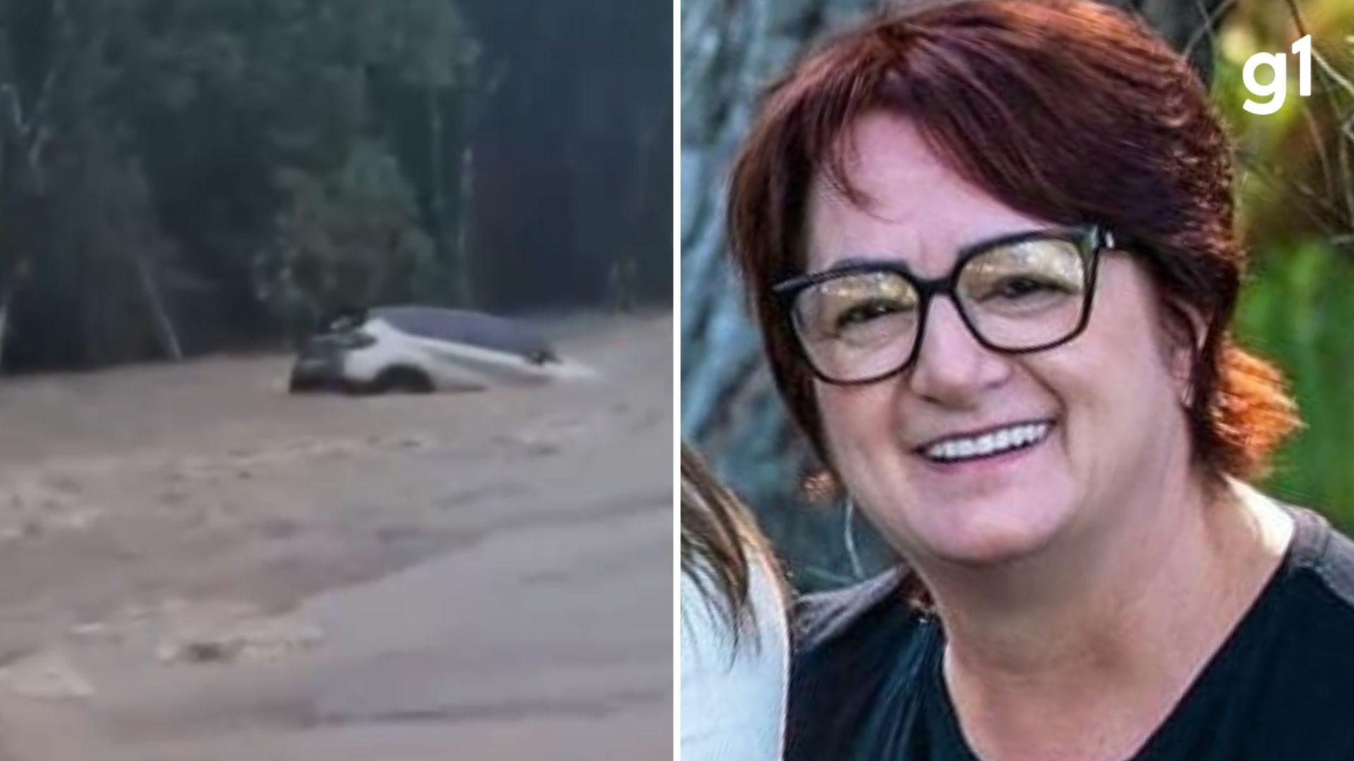 VÍDEO: Mulher é resgatada minutos antes de carro ser levado por enxurrada na Serra Gaúcha: 'Correnteza assustadora'