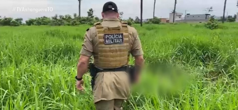 Polícia Militar foi chamada para atender ocorrência em Araguaína  Foto: Reprodução/TV Anhanguera