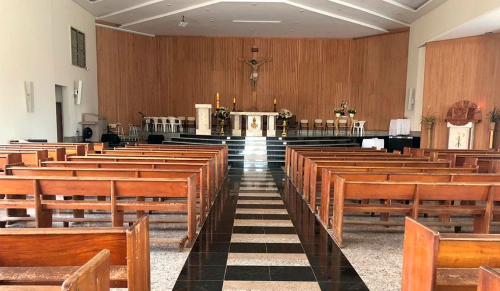 Paróquia Sagrada Família, em Presidente Epitácio (SP), terá cronograma especial na Semana Santa — Foto: Diocese de Presidente Prudente/Divulgação