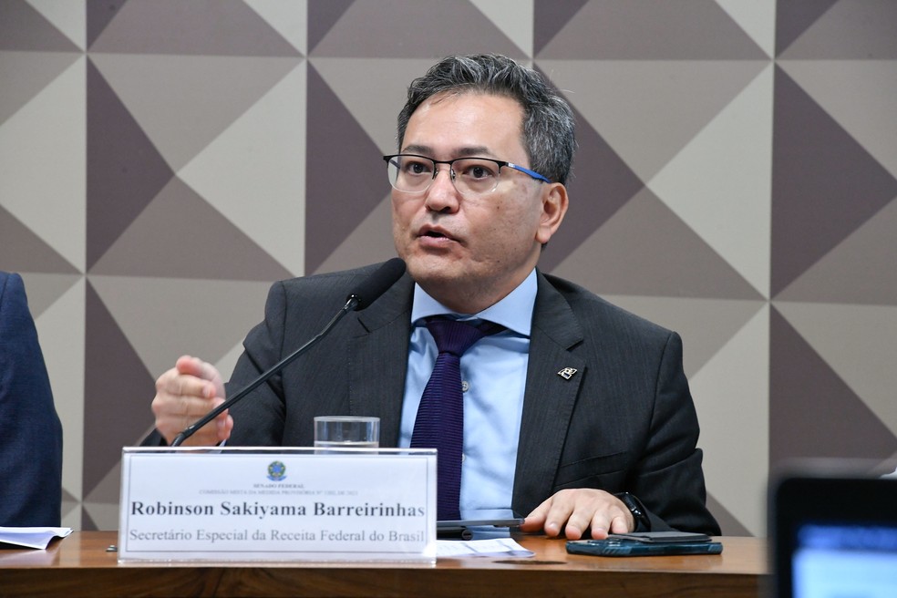 Robinson Barreirinhas, secretário da Receita Federal — Foto: Edilson Rodrigues/Agência Senado