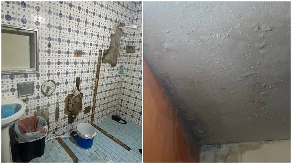 Fiscalização encontrou vários problemas estruturas no abrigo, além de más condições no tratamento dos idoso — Foto: Divulgação/MPCE