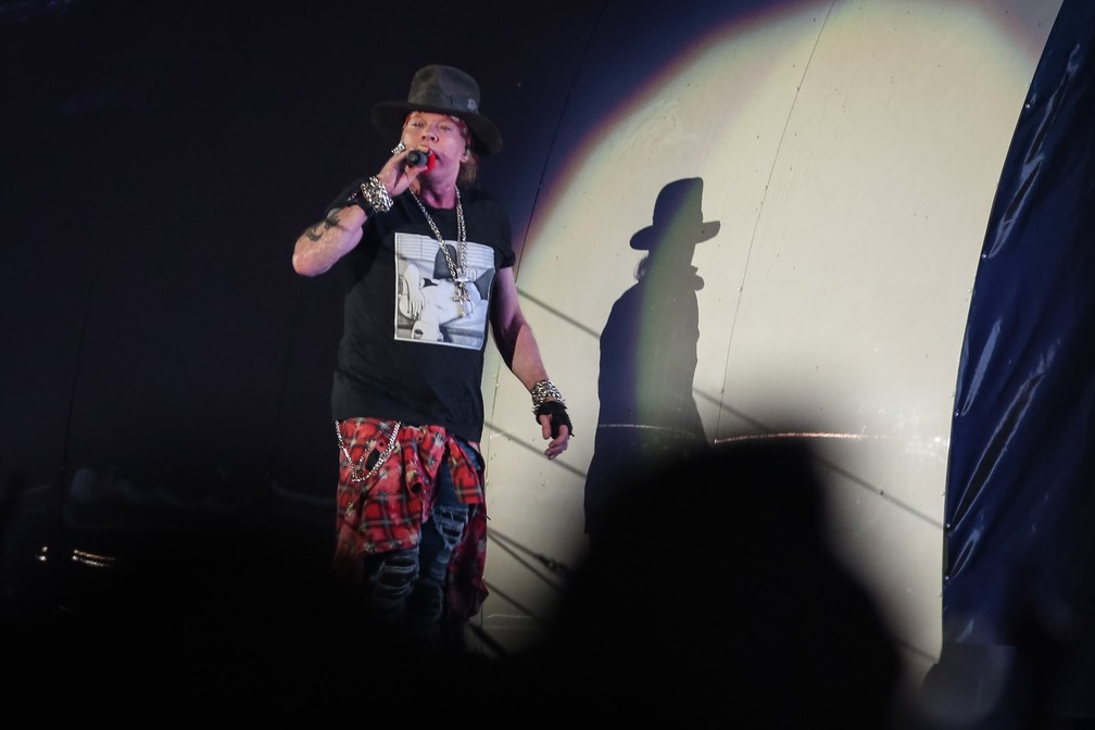 Axl Rose, do Guns N' Roses, recebe críticas após apresentação no