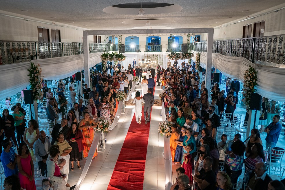 Edição de 2022 do Casamento Comunitário em Uberaba — Foto: Prefeitura de Uberaba/Divulgação