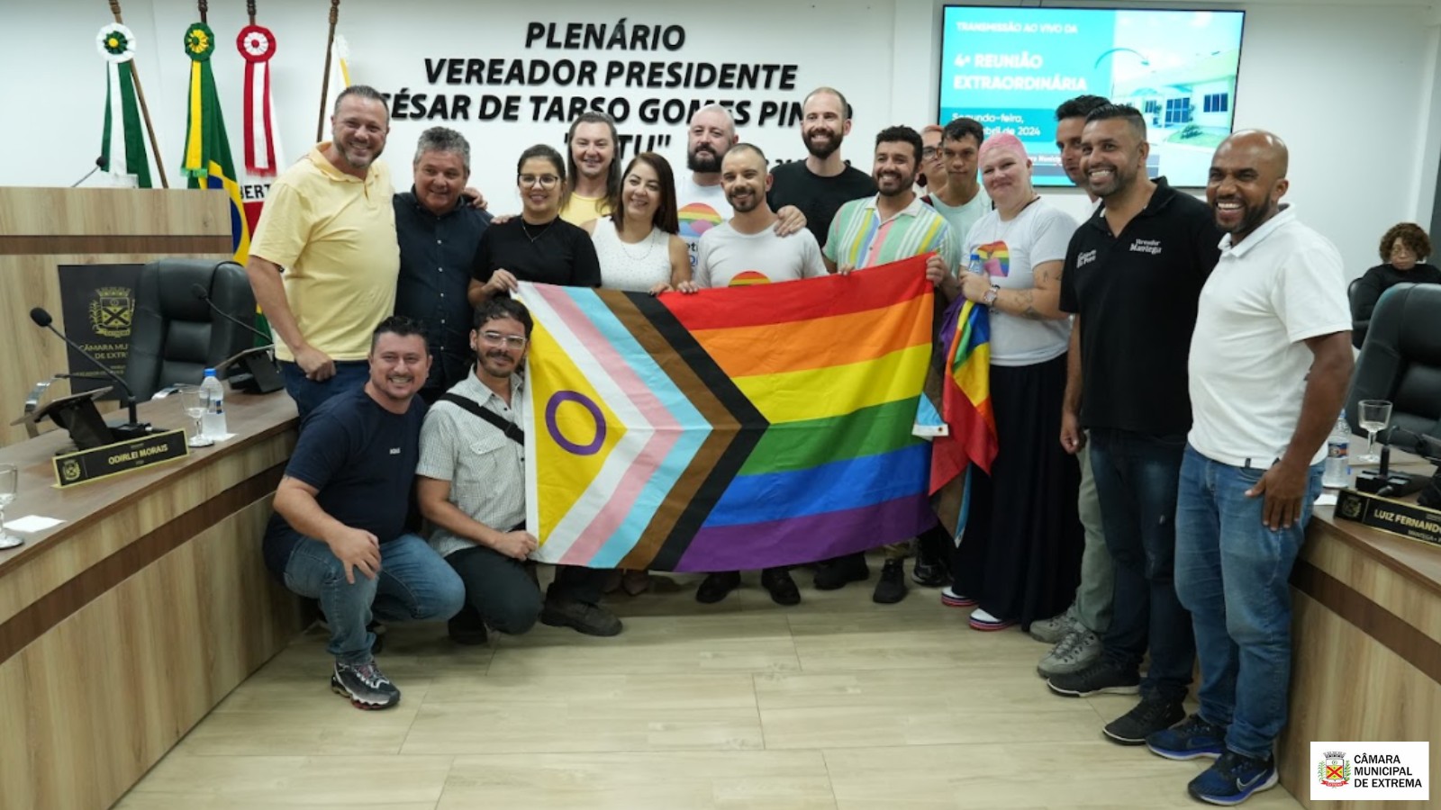 Associação coletivo LGBTQIAP+ é declarada de utilidade pública na Câmara de Extrema