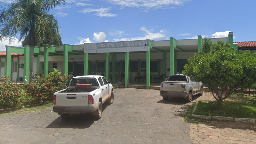 Hospital São Francisco, em Três Marias (MG) — Foto: Google Street View/Reprodução