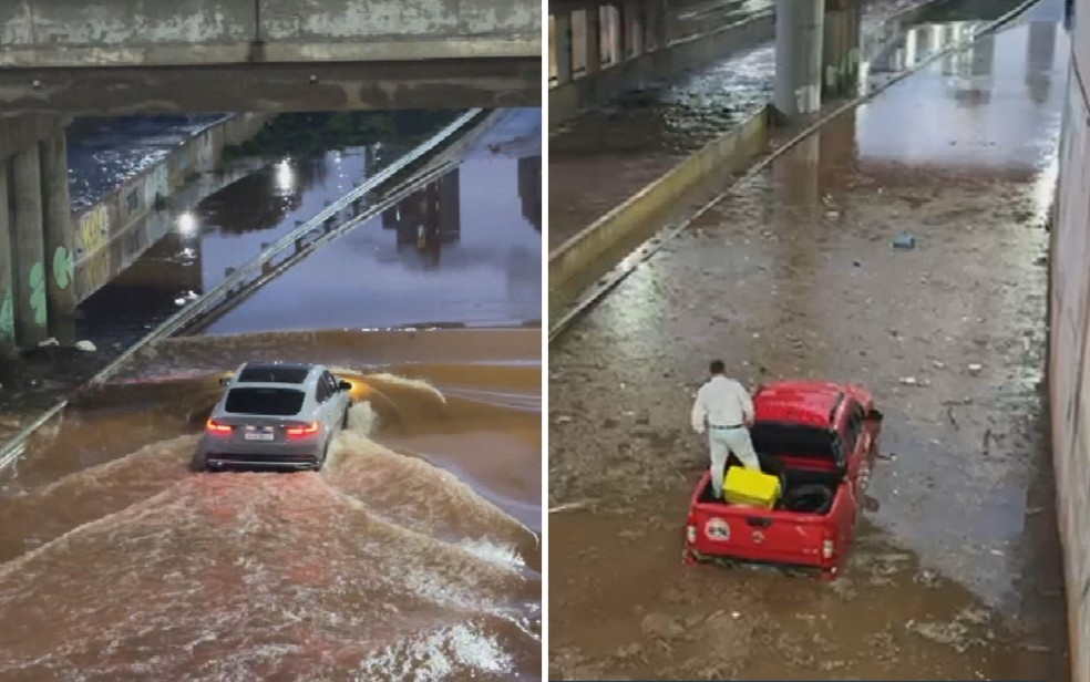 Veja quais ruas estão interditadas por causa da chuva em Goiânia