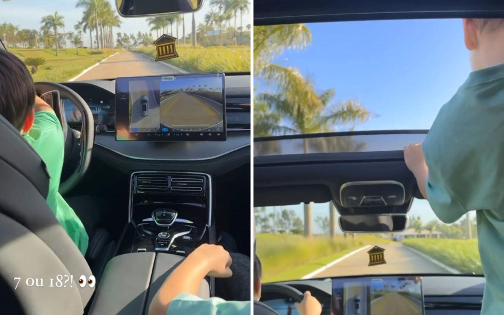 Filho de 7 anos de Gusttavo Lima dirige carro em mansão: veja o que diz a lei sobre crianças ao volante