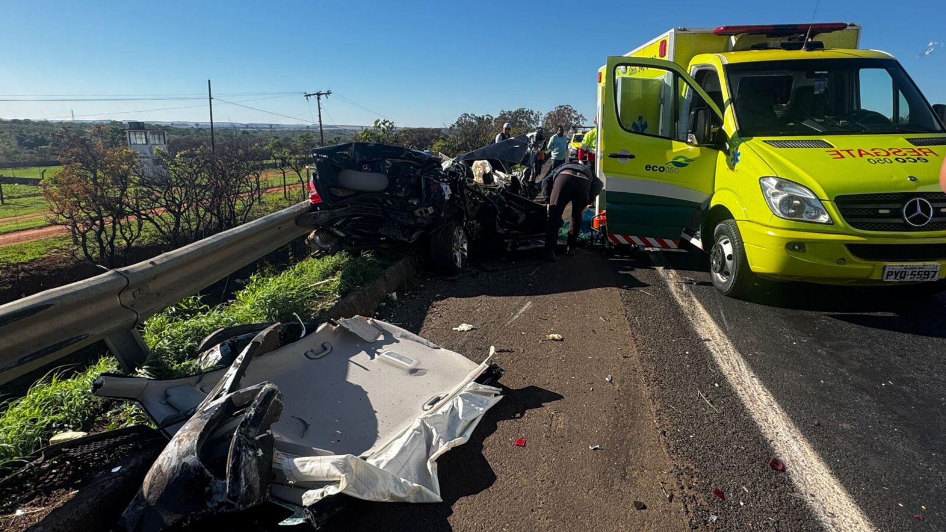Acidentes na BR-050 deixam duas pessoas feridas em Uberlândia