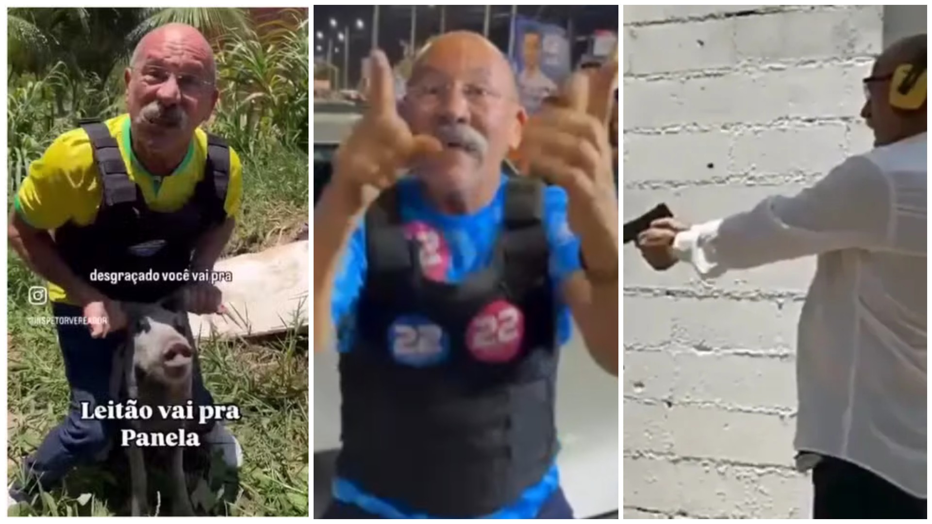 Tiros contra foto de Lula e maus-trato a animal: veja polêmicas de vereador do PL investigado por ameaça contra candidato do PT