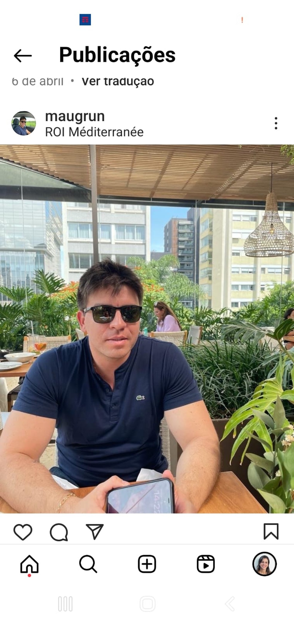 Mauro Grunfeld é oficial da PM há 17 anos. — Foto: Reprodução/Redes sociais