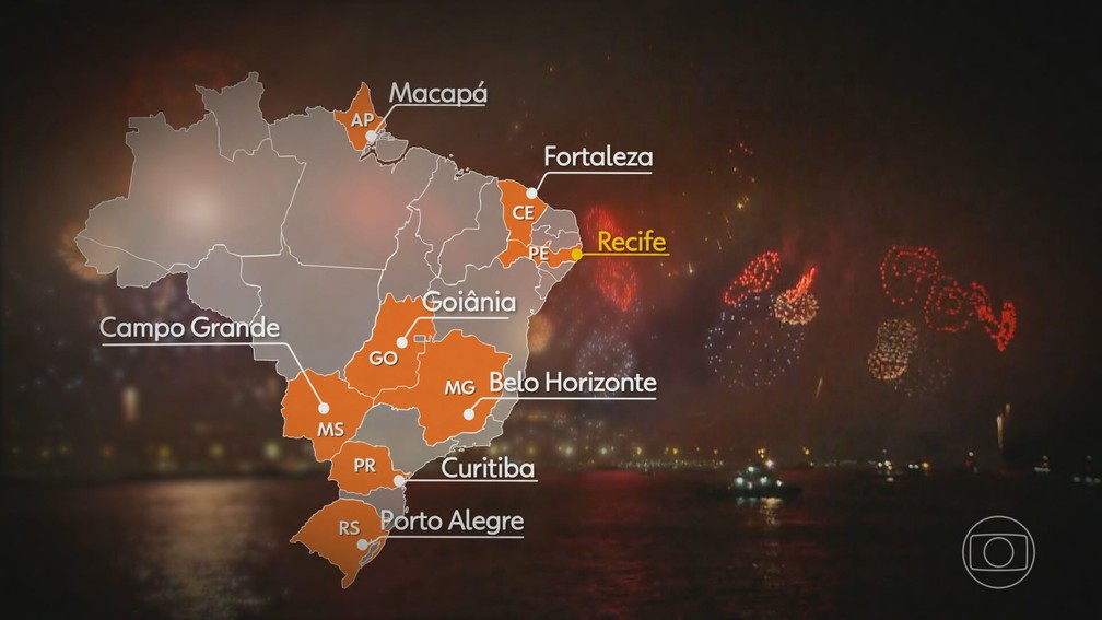 Recife terá fogos sem estampido e jogo de luzes no Réveillon