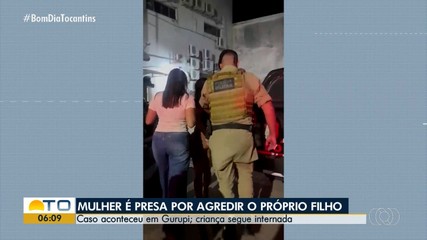 Mulher é presa por agredir o próprio filho