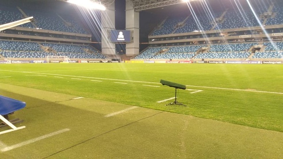 Arena Pantanal, palco da partida entre Cuiabá e Flamengo — Foto: Bruna Ficagna/TVCA