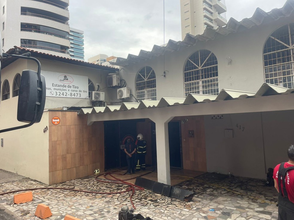 A corporação foi acionada às 13h29 desta quinta-feira para atender a ocorrência — Foto: Paulo Cardoso/SVM