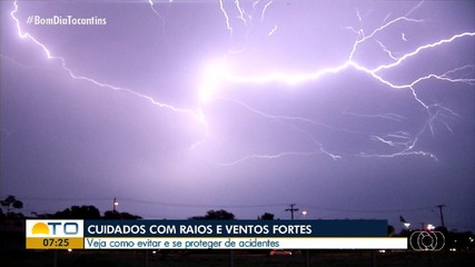 Saiba como se proteger de acidentes com raios e ventos fortes