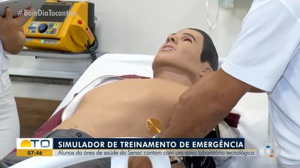 Alunos da área da saúde do Senac recebem com novo laboratório tecnológico
