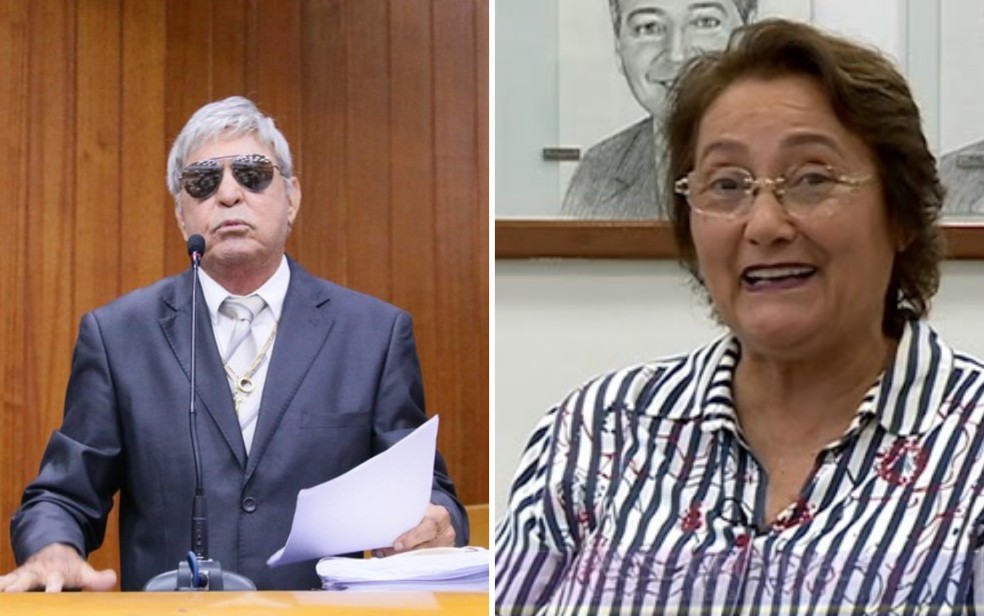 Ti�o Peixoto e Rose Cruvinel � Foto: Divulga��o/C�mara de Goi�nia e Assembleia Legislativa de Goi�s