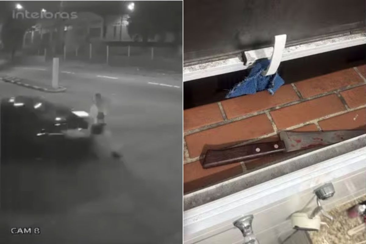 Homem que esfaqueou mulher tentou matá-la atropelada dois anos antes no litoral de SP; VÍDEO
