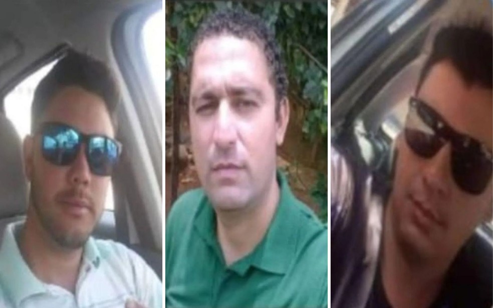 Aluísio Correia, Vinicius Rodrigues e Ivan Joaquim morrem em um acidente na GO-529 — Foto: Arquivo pessoal/Flávia Veríssimo