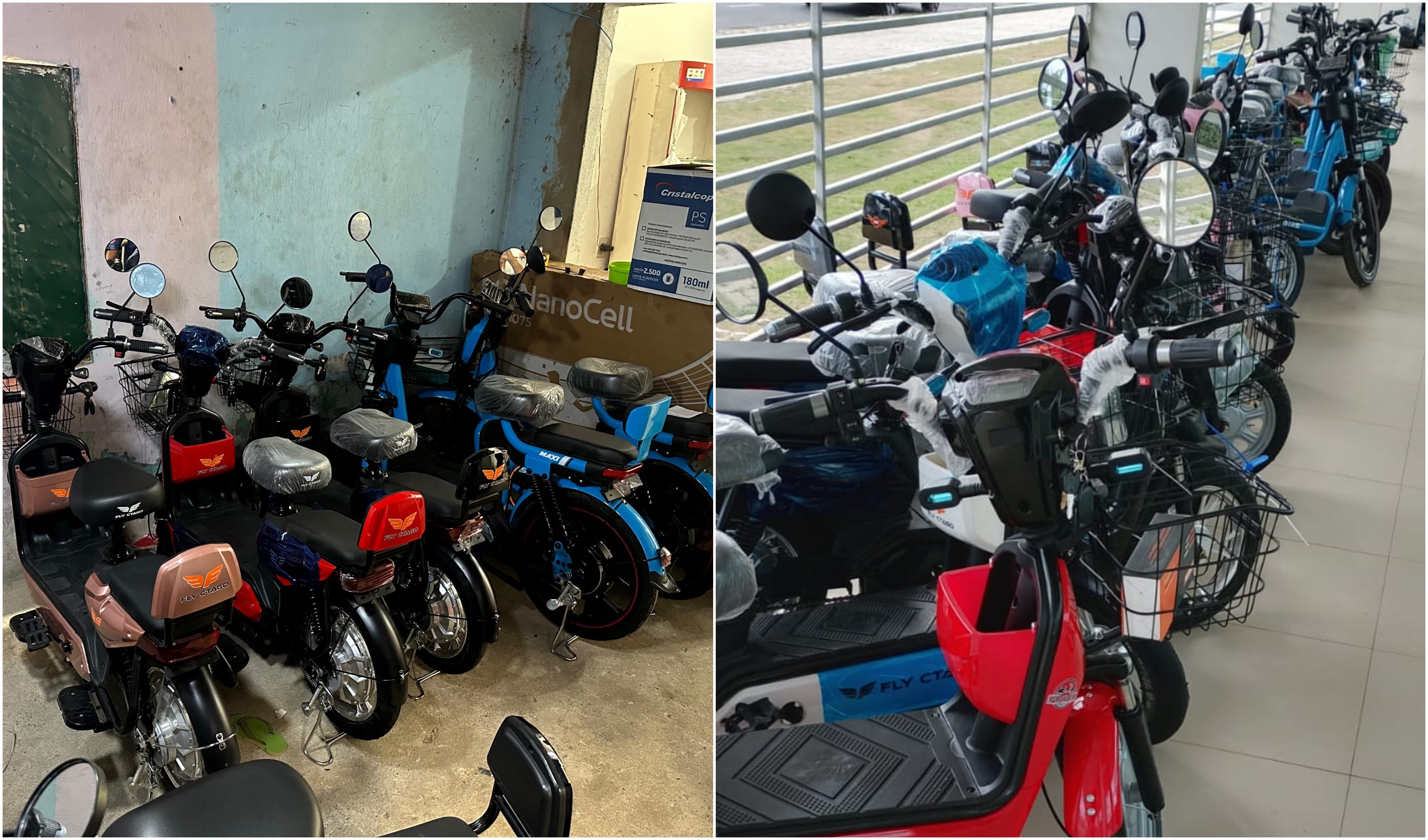 Receita Federal apreende 14 bicicletas elétricas importadas da Guiana sem nota fiscal