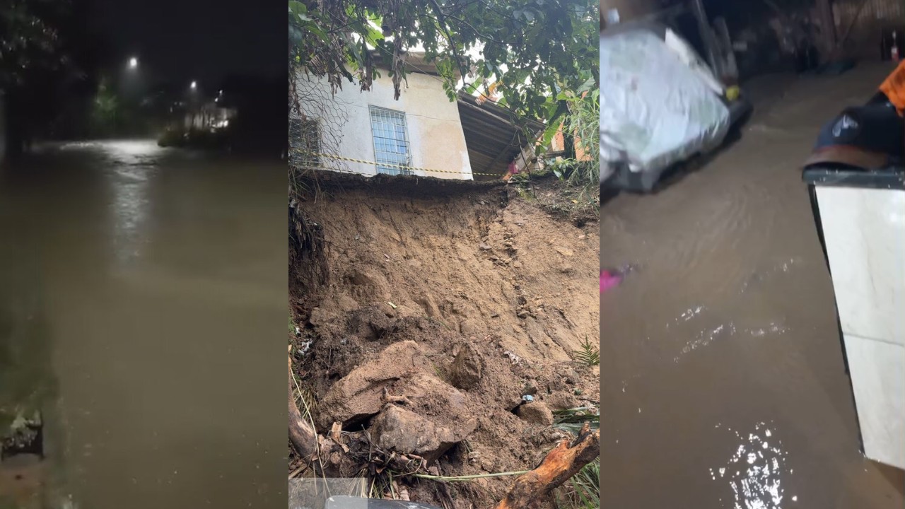 Chuvas intensas causam alagamentos na Grande BH e previsão indica mais temporais em MG para esta semana