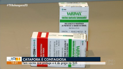 Vacina contra catapora está disponível em Palmas