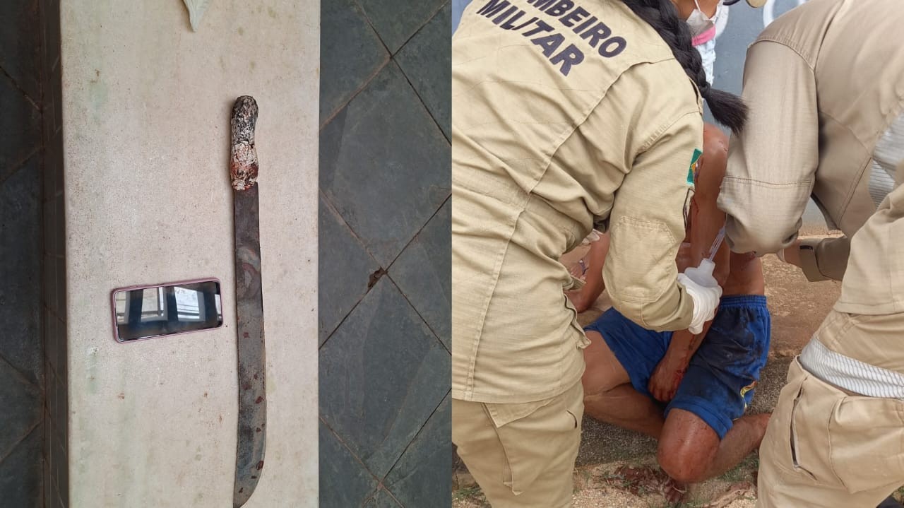 Homem é agredido com golpes de facão no bairro Diamantino, em Santarém