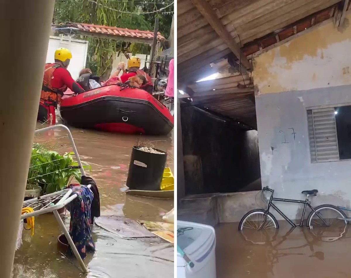 Temporal em Sumaré deixa dez famílias desabrigadas e causa alagamentos​‌​
