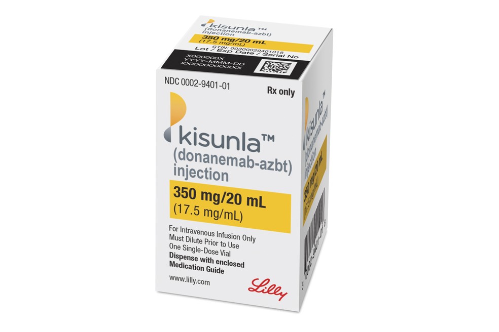 Kisunla, novo medicamento aprovado nos Estados Unidos retarda a progressão do Alzheimer em 60% nos estágios iniciais. — Foto: Eli Lilly and Company via AP