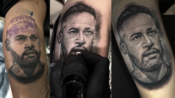 Fã de Neymar tatua no braço o rosto do ídolo: 'sempre quis ter algo relacionado a ele'; VÍDEO | Pará | G1