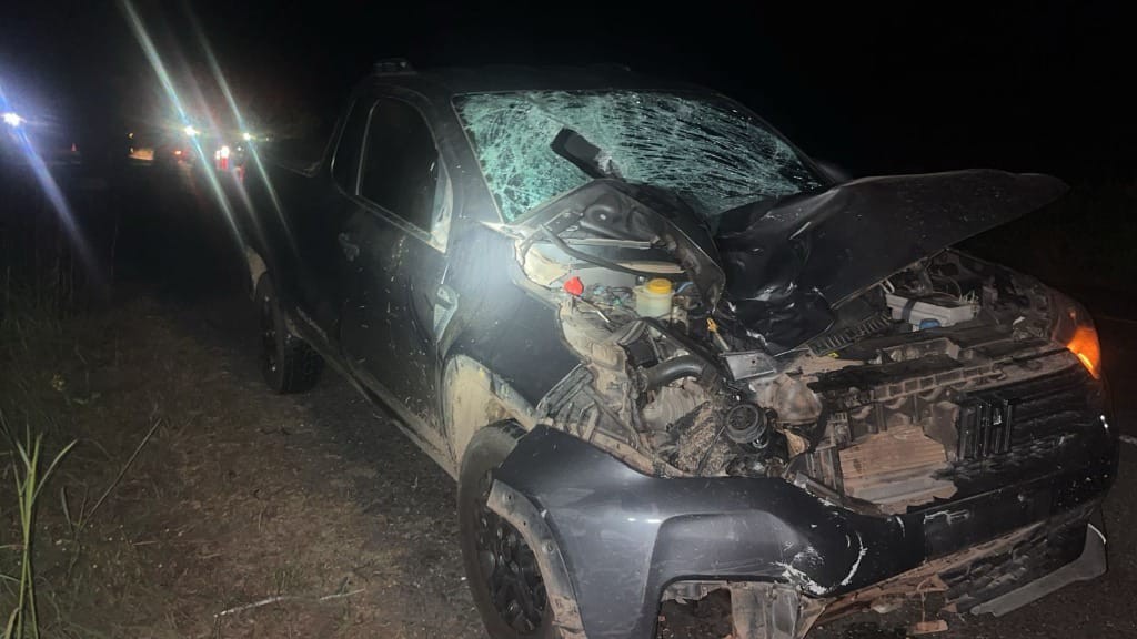 Pedestre morre após ser atropelado na BR-316, em Peritoró