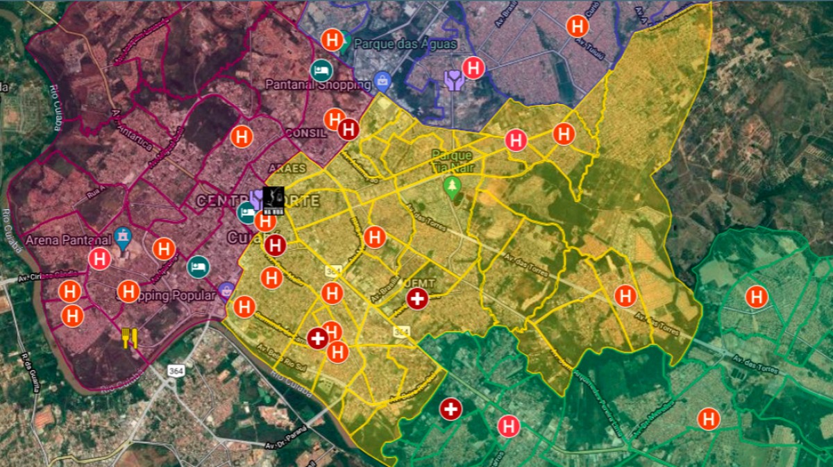 Pesquisador da UFMT cria mapa que auxilia atendimento a pessoas em ...
