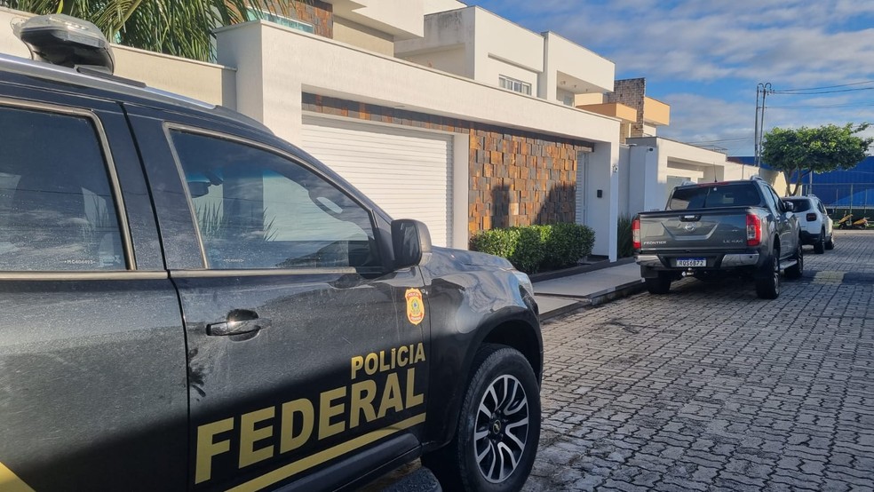 Operação da Polícia Federal mira grupo que aplicou golpes em beneficiários do INSS — Foto: Polícia Federal