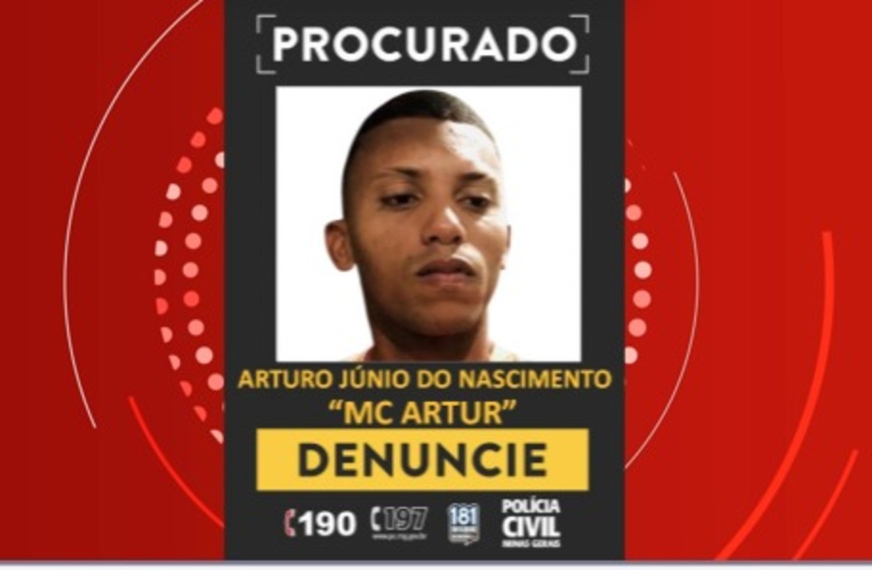 Polícia divulga foto de foragido por homicídio e tentativa de homicídio em Ubaporanga