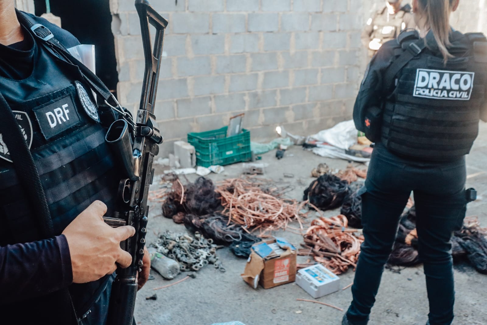 Polícia prende 6 por furto de cabos e receptação no Grande Rio