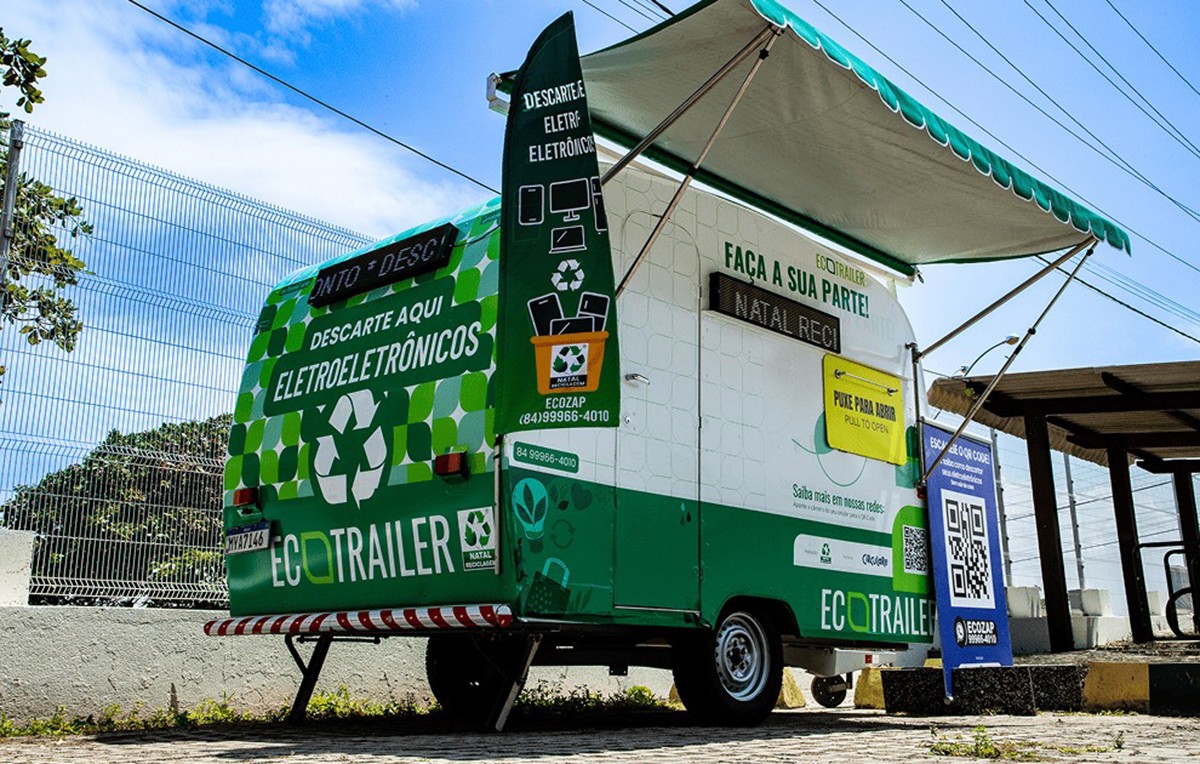 Ecotrailer na UFRN recebe lixo eletrônico até 17 de setembro; veja o que pode ser descartado